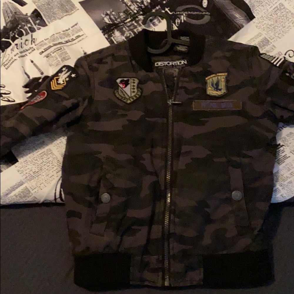 Kid size 7 bomber jacket